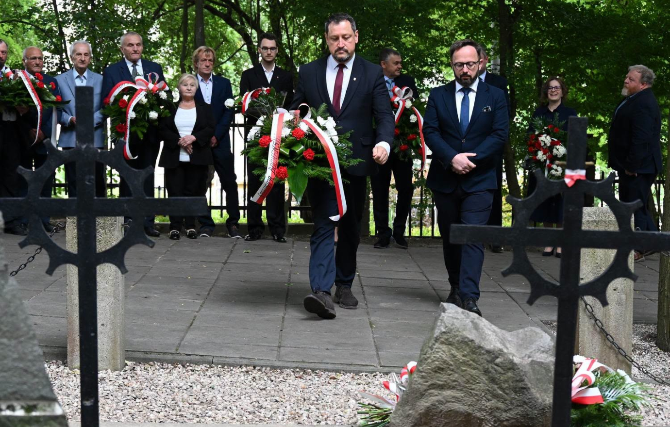 Władze powiatu uczestniczyły w obchodach Narodowego Dnia Pamięci Polaków