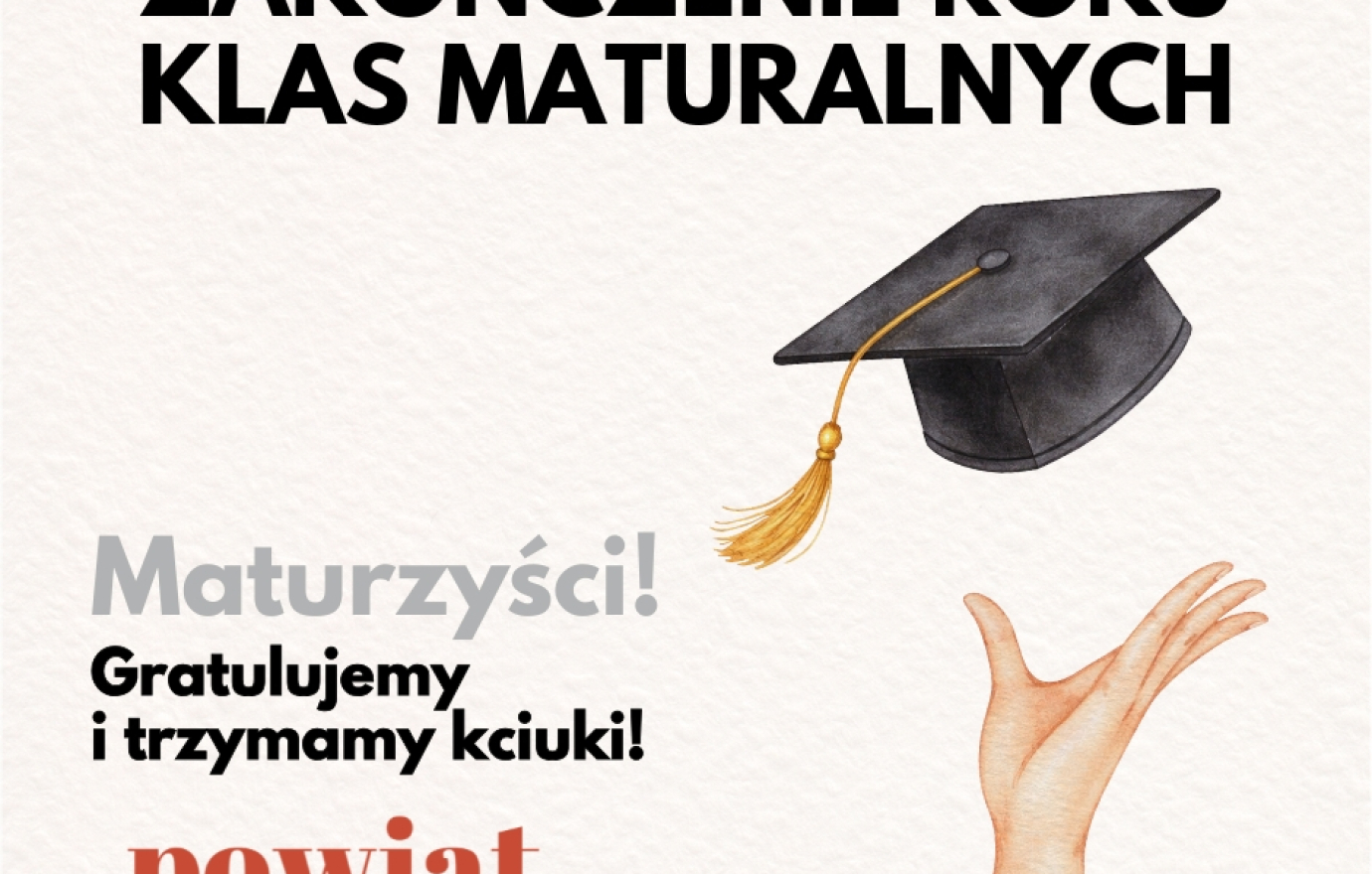 Absolwenci szkół ponadpodstawowych kończą rok szkolny 