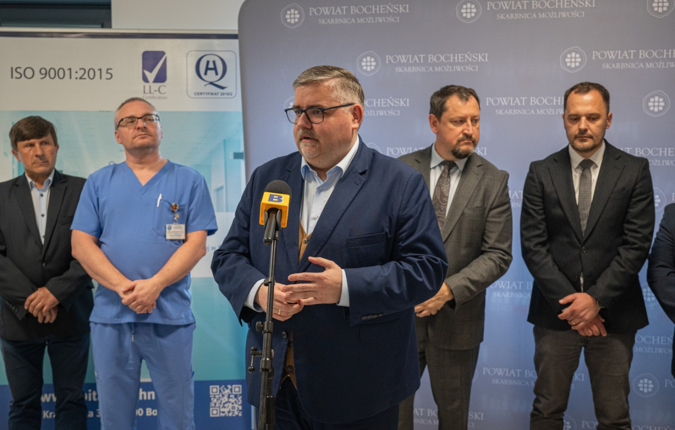 Konferencja prasowa dot. inwestycji dofinansowanych ze środków z Krajowego Planu Odbudowy