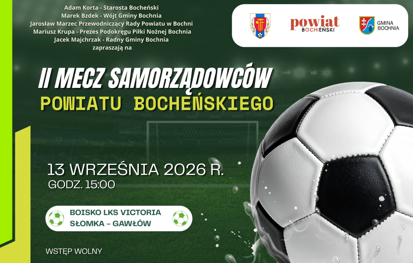 II Mecz Samorządów Powiatu Bocheńskiego