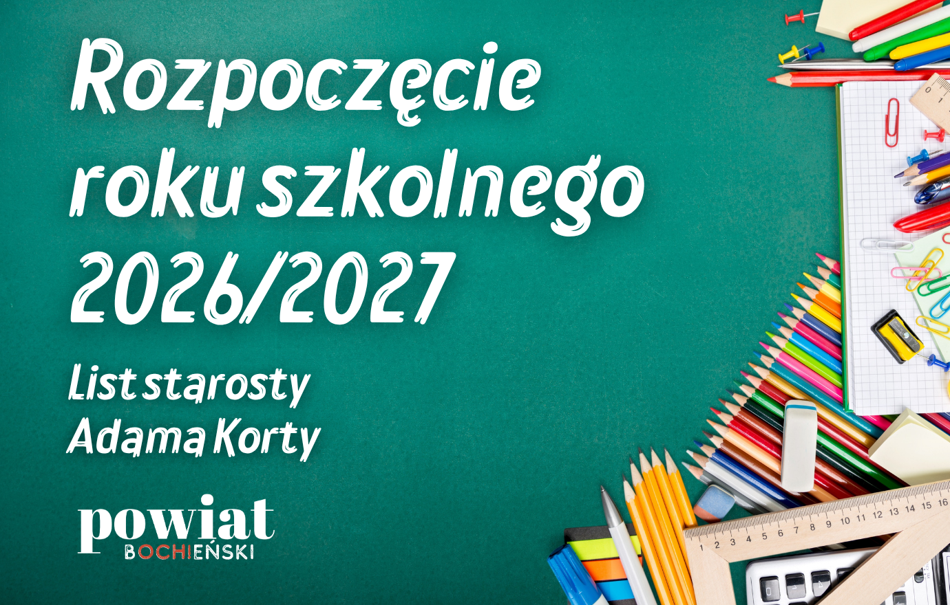 Nowy rok szkolny w powiecie bocheńskim. Ponad 5,3 tys. uczniów wróciło do szkół