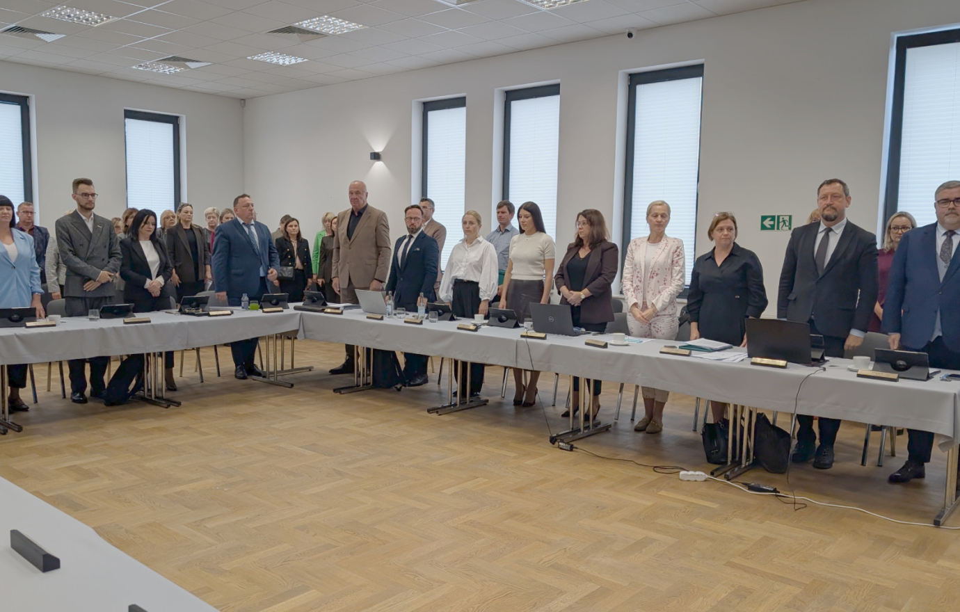 XX sesja Rady Powiatu Bocheńskiego w Trzcianie