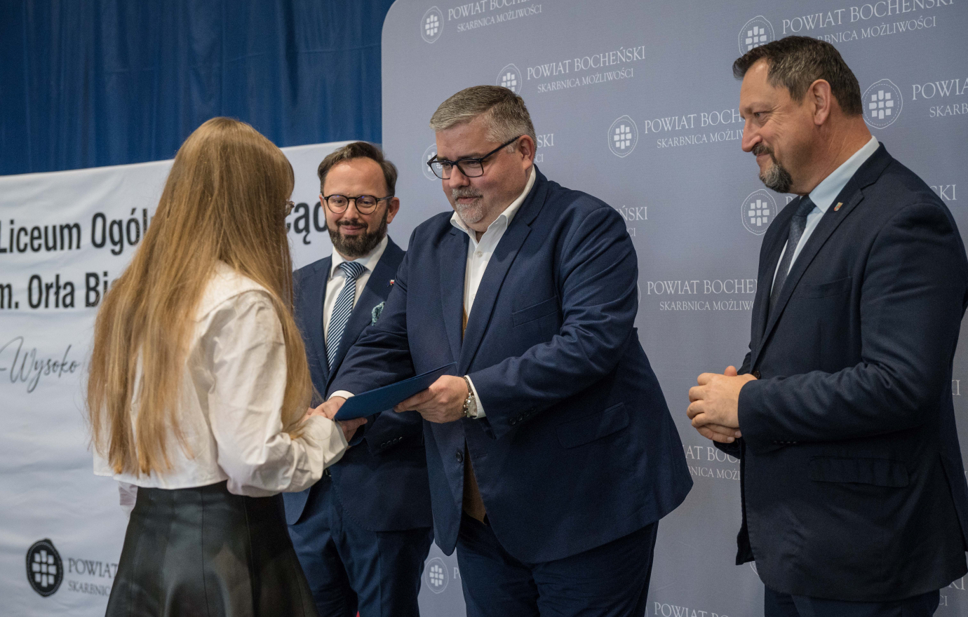 Starosta Bocheński nagrodził uczniów i nauczycieli