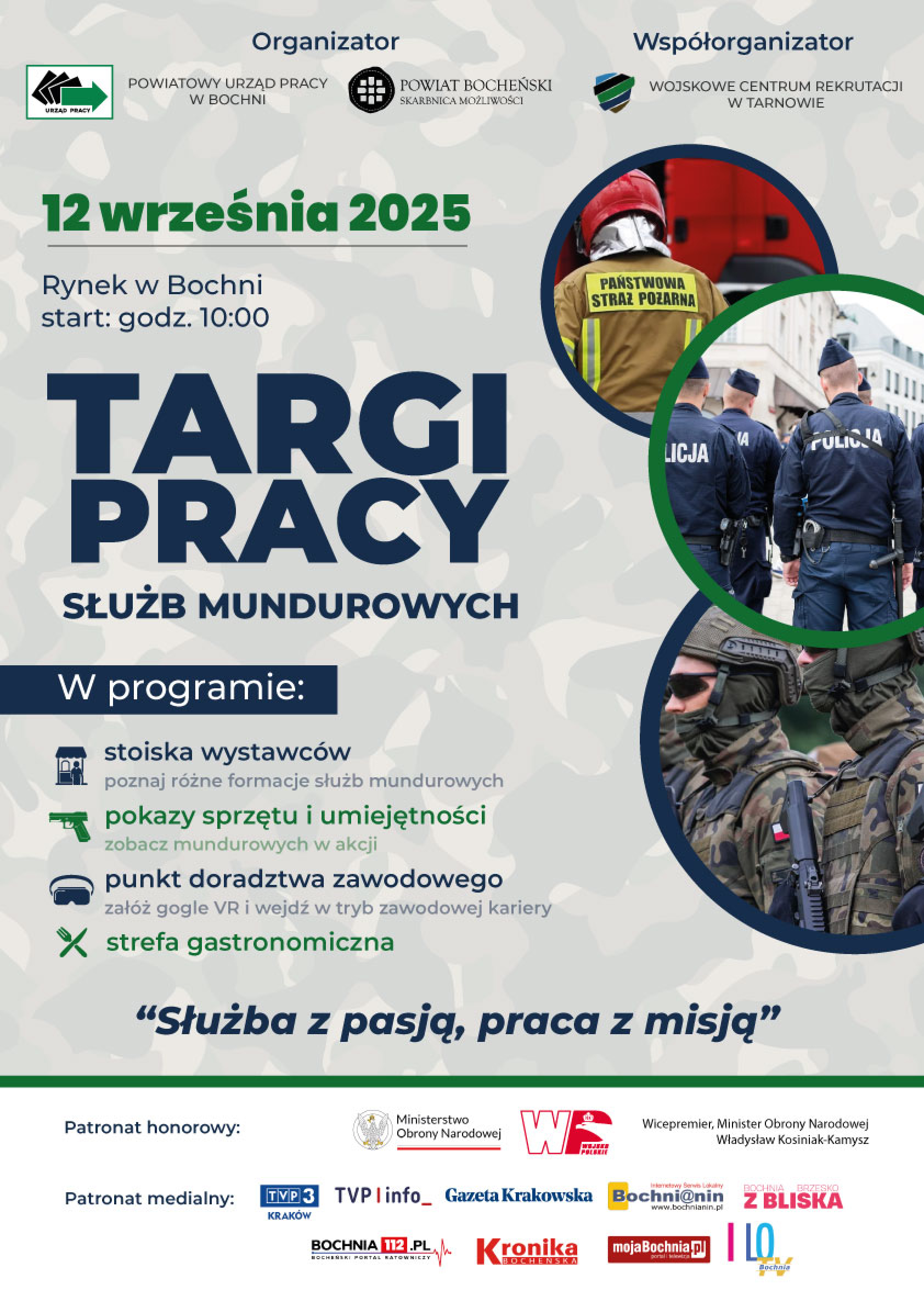 Służba z pasją, praca z misją