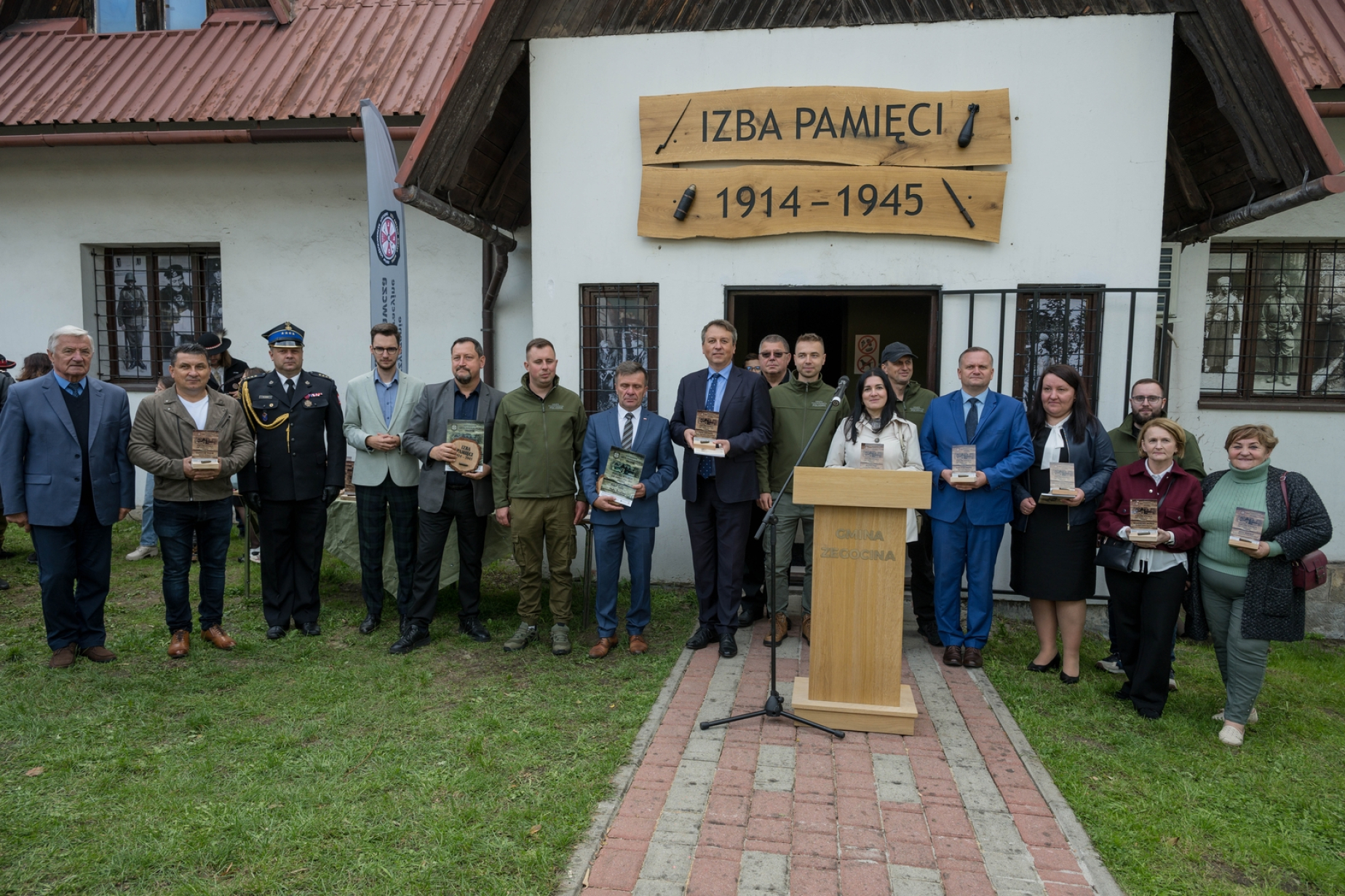 Otwarcie Izby Pamięci 1914-1945 w Żegocinie 