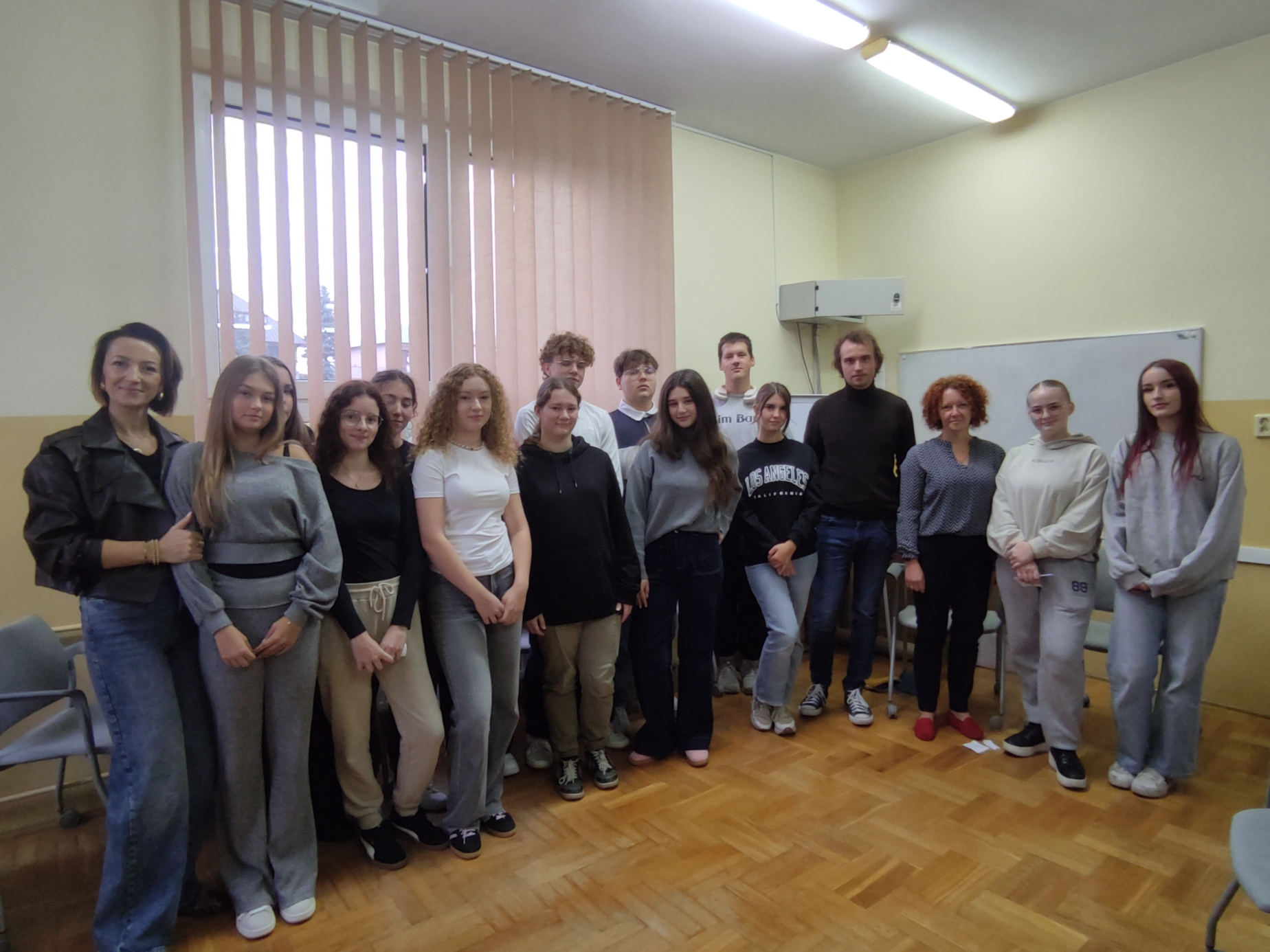 Młodzież II Liceum Ogólnokształcącego im. Orła Białego w Bochni w projekcie „Młodzieżowi Liderzy Małopolski”