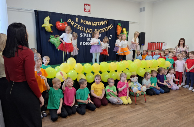 II Powiatowy Przegląd Piosenki Dziecięcej pod hasłem „Śpiewaj na zdrowie”