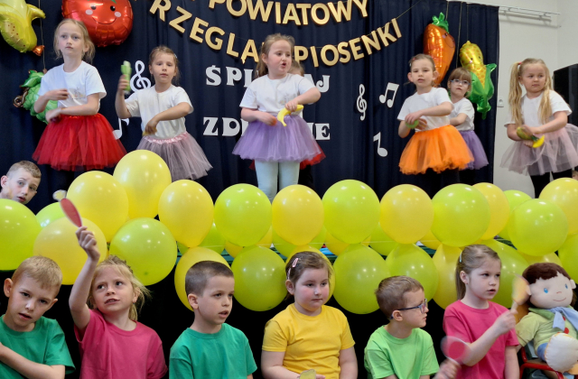 II Powiatowy Przegląd Piosenki Dziecięcej pod hasłem „Śpiewaj na zdrowie”