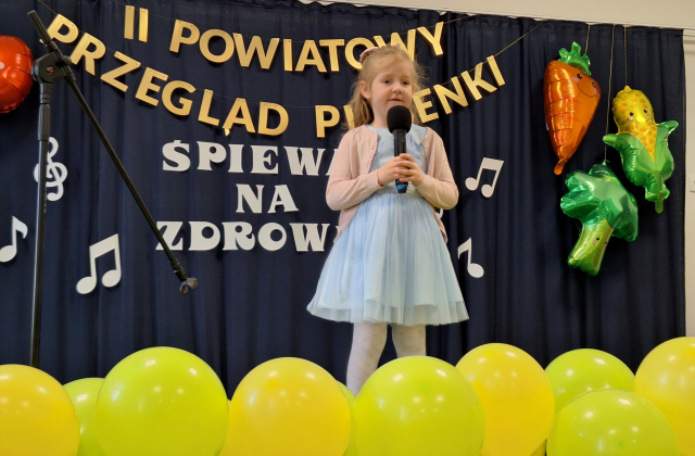 II Powiatowy Przegląd Piosenki Dziecięcej pod hasłem „Śpiewaj na zdrowie”