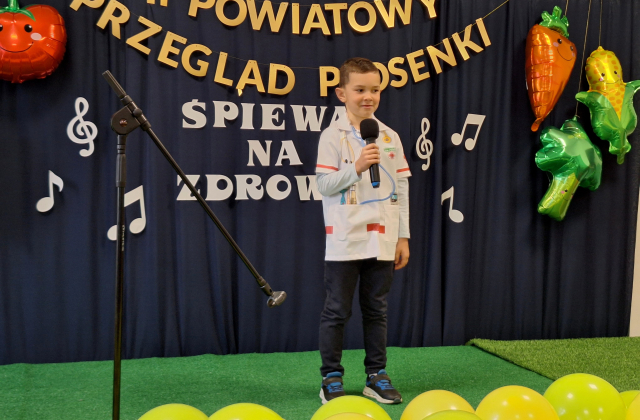 II Powiatowy Przegląd Piosenki Dziecięcej pod hasłem „Śpiewaj na zdrowie”
