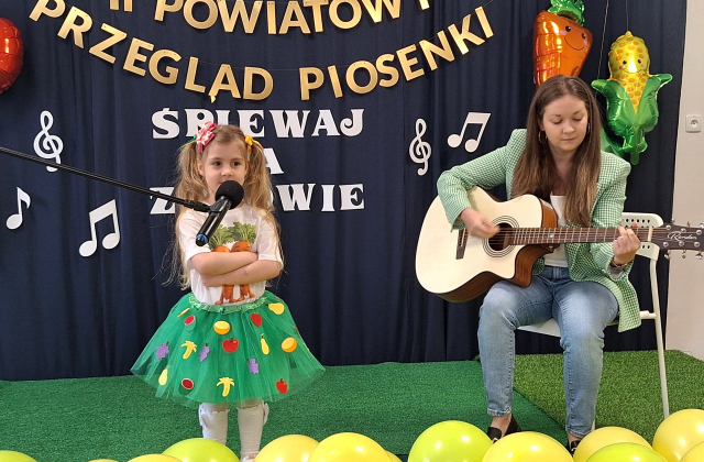II Powiatowy Przegląd Piosenki Dziecięcej pod hasłem „Śpiewaj na zdrowie”
