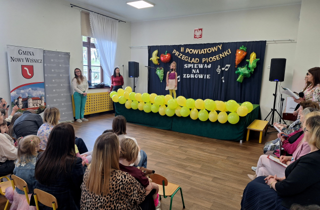 II Powiatowy Przegląd Piosenki Dziecięcej pod hasłem „Śpiewaj na zdrowie”