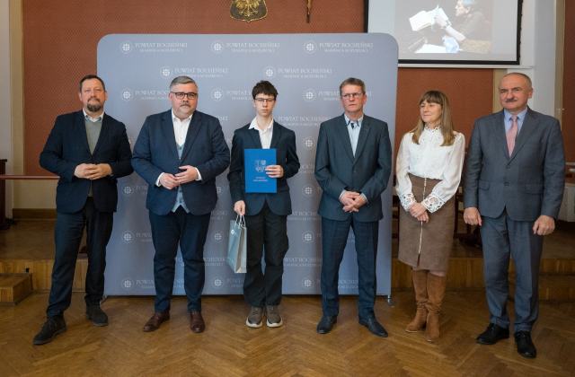 Bartłomiej Węglarz zwycięzcą I Powiatowego Konkursu Historycznego imienia Jan Flasza pt. „Powiat bocheński – miejsca, ludzie, wydarzenia”