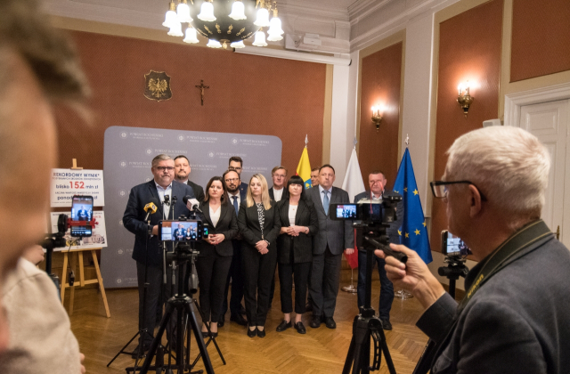 Konferencja prasowa dot. pozyskanych środków zewnęrznych