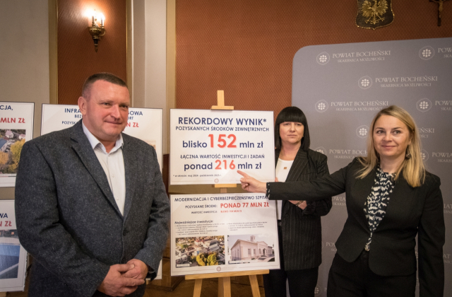 Konferencja prasowa dot. pozyskanych środków zewnęrznych