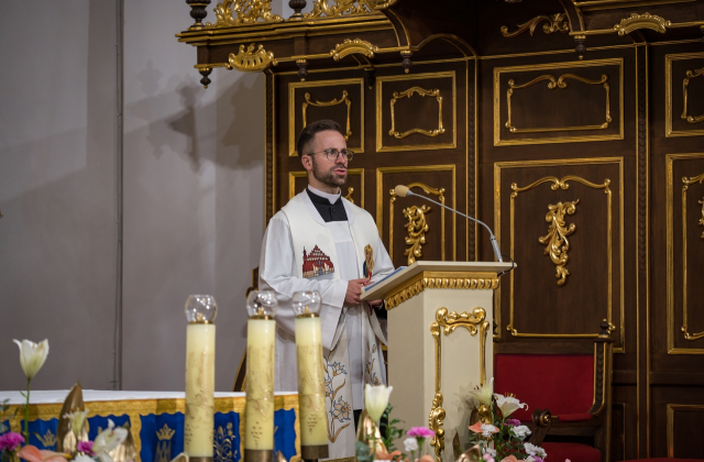 Strażacy i służby mundurowe pielgrzymowali do bocheńskiej bazyliki