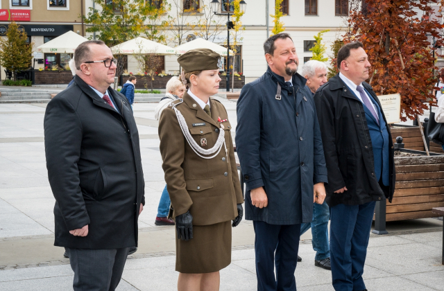 Ślubowanie pierwszoklasistów I LO na bocheńskim rynku