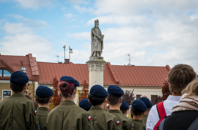 Ślubowanie pierwszoklasistów I LO na bocheńskim rynku