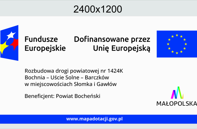 Zamknięta droga w Słomce i Gawłowie