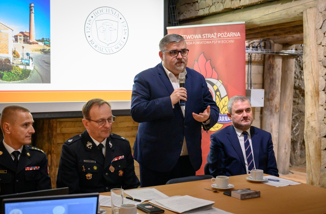 Posiedzenie Zarządu Oddziału Wojewódzkiego ZOSP RP w Kopalni Soli Bochnia
