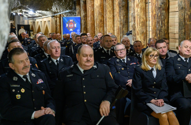 Posiedzenie Zarządu Oddziału Wojewódzkiego ZOSP RP w Kopalni Soli Bochnia
