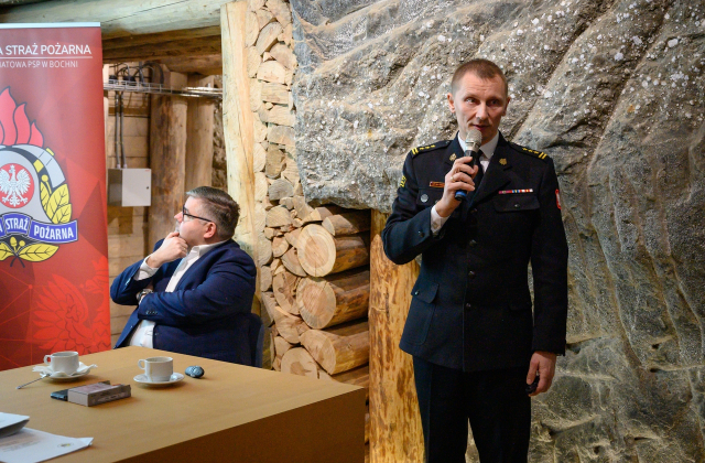 Posiedzenie Zarządu Oddziału Wojewódzkiego ZOSP RP w Kopalni Soli Bochnia