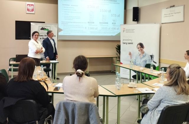 O dofinansowaniach i dostępności rynku pracy - spotkania w PUP Bochnia
