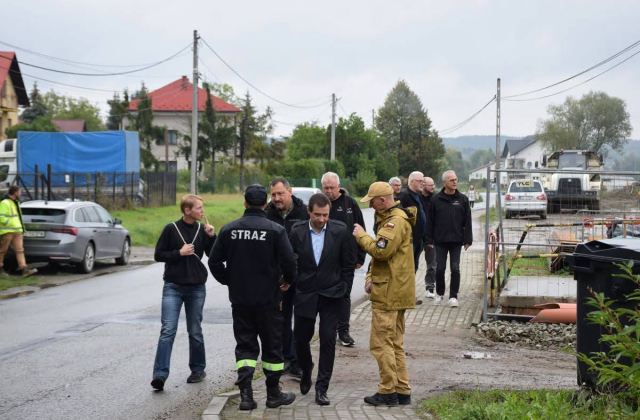Strażacy z Saarlouis z wizytą w powiecie bocheńskim