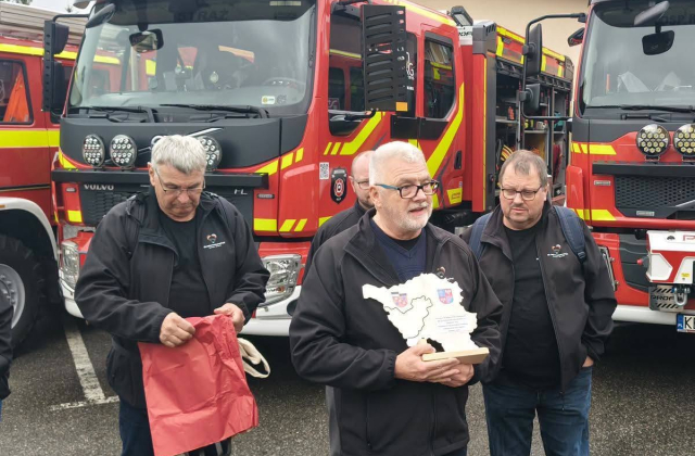 Strażacy z Saarlouis z wizytą w powiecie bocheńskim