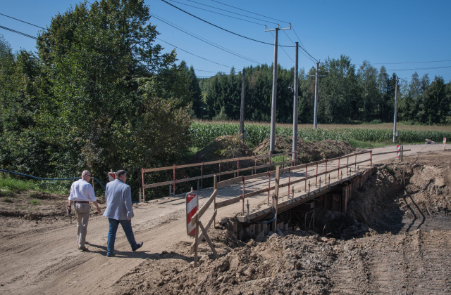 Trwają inwestycje na drogach powiatowych 