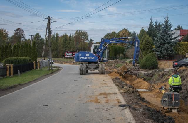Trwają inwestycje na drogach powiatowych 