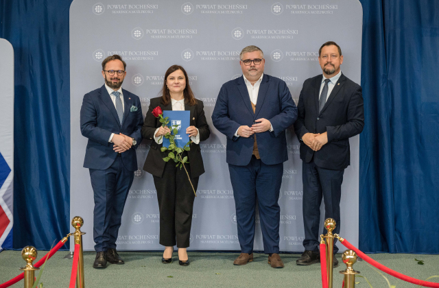 Starosta Bocheński nagrodził uczniów i nauczycieli