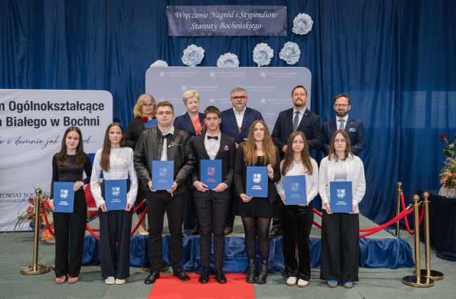 Starosta Bocheński nagrodził uczniów i nauczycieli
