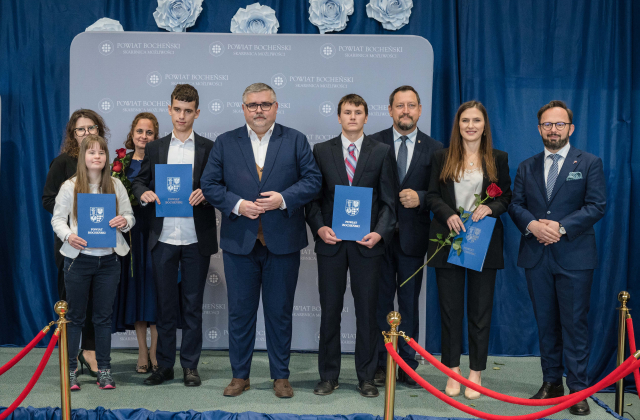 Starosta Bocheński nagrodził uczniów i nauczycieli
