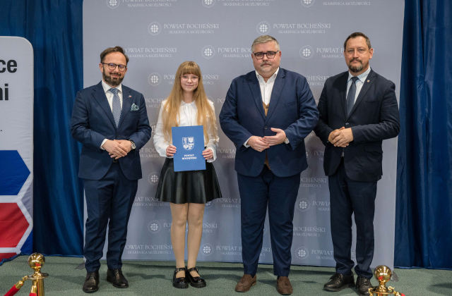 Starosta Bocheński nagrodził uczniów i nauczycieli