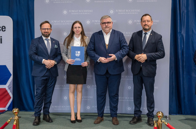Starosta Bocheński nagrodził uczniów i nauczycieli