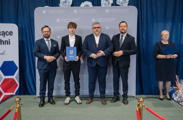 Starosta Bocheński nagrodził uczniów i nauczycieli