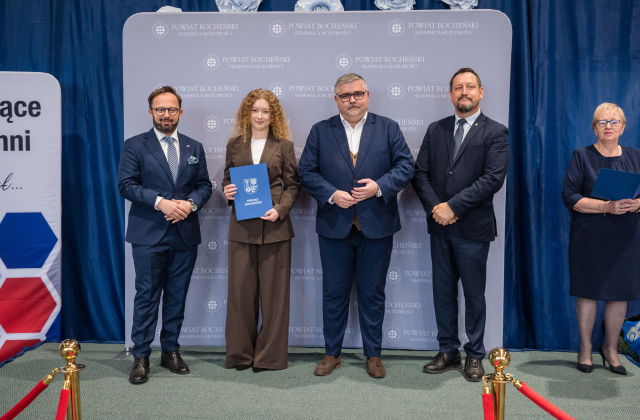 Starosta Bocheński nagrodził uczniów i nauczycieli
