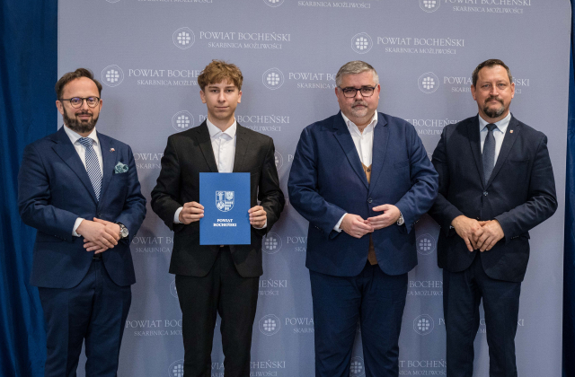 Starosta Bocheński nagrodził uczniów i nauczycieli