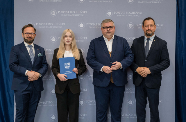 Starosta Bocheński nagrodził uczniów i nauczycieli