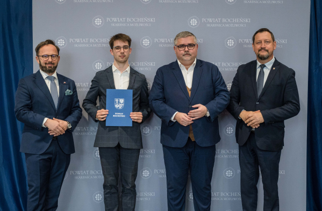 Starosta Bocheński nagrodził uczniów i nauczycieli