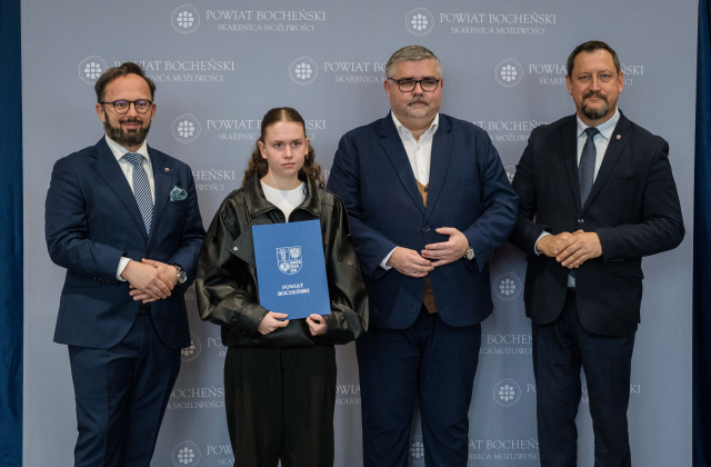 Starosta Bocheński nagrodził uczniów i nauczycieli