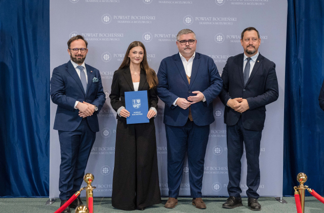Starosta Bocheński nagrodził uczniów i nauczycieli