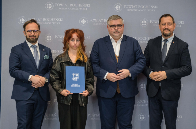 Starosta Bocheński nagrodził uczniów i nauczycieli