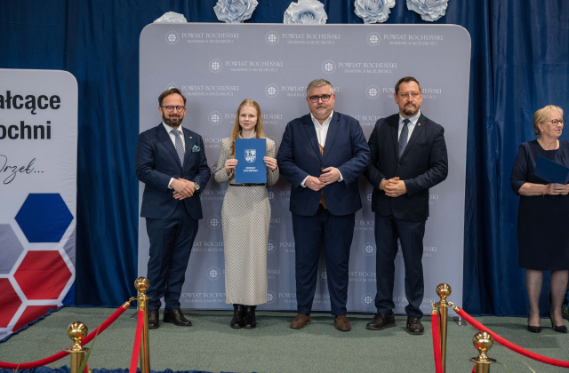Starosta Bocheński nagrodził uczniów i nauczycieli