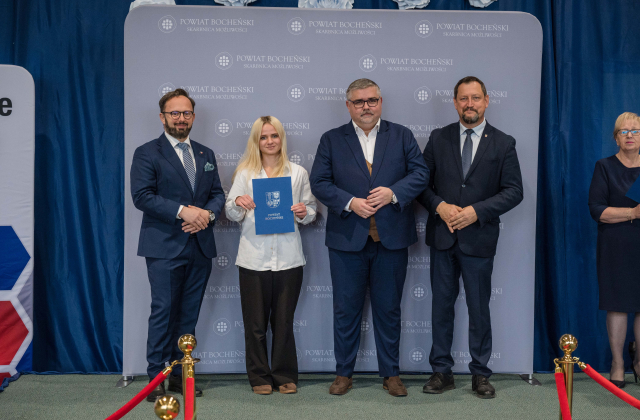 Starosta Bocheński nagrodził uczniów i nauczycieli