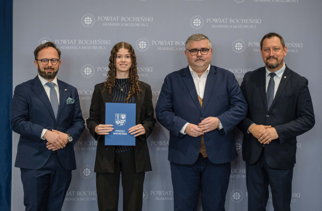Starosta Bocheński nagrodził uczniów i nauczycieli