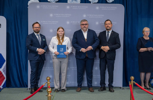 Starosta Bocheński nagrodził uczniów i nauczycieli