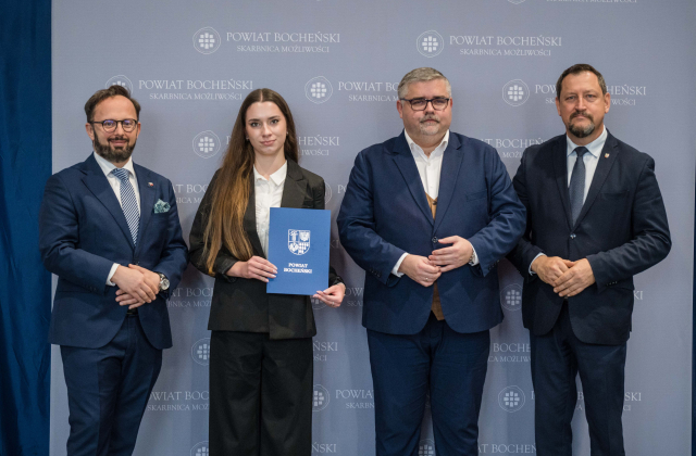 Starosta Bocheński nagrodził uczniów i nauczycieli