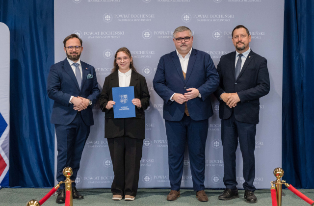 Starosta Bocheński nagrodził uczniów i nauczycieli